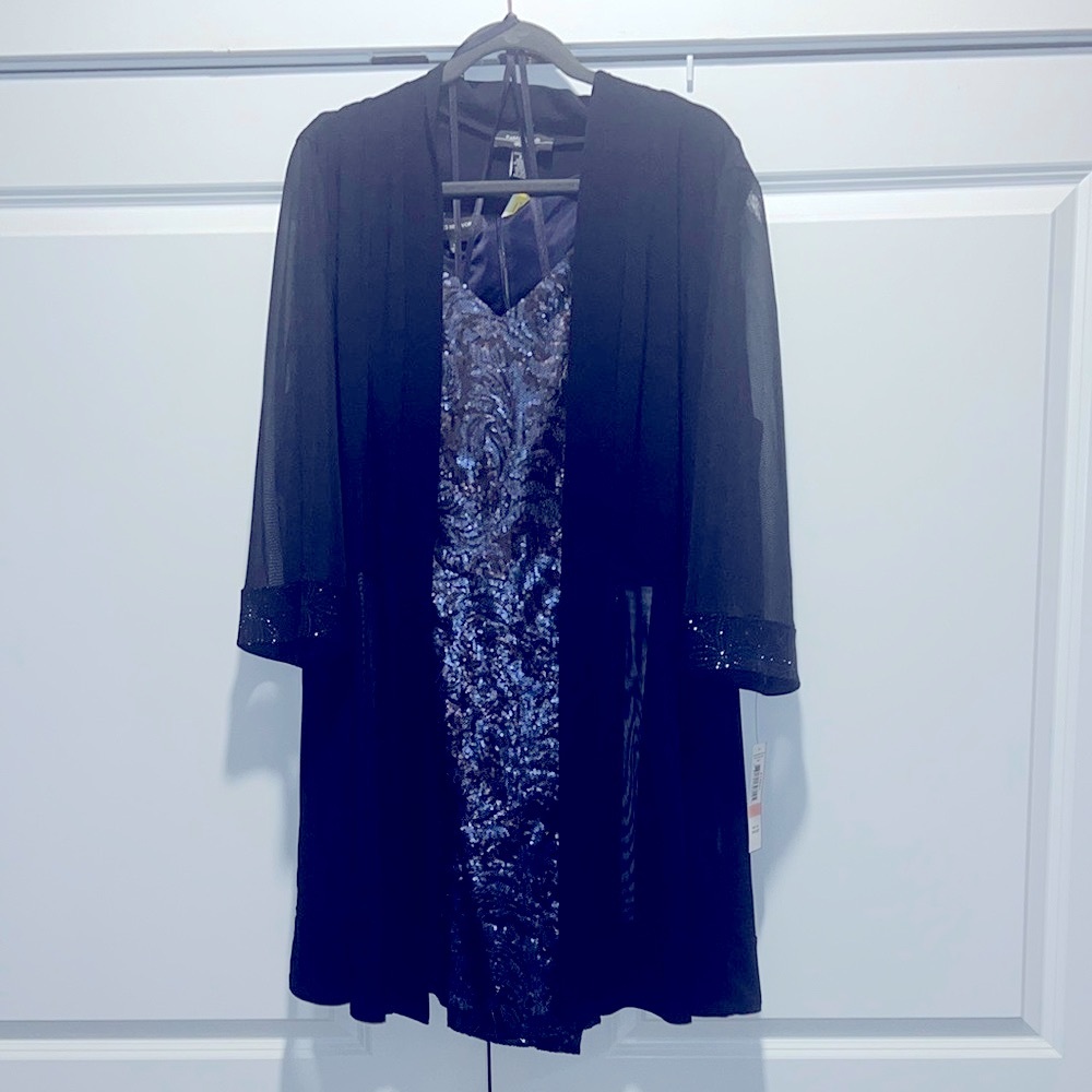 R&M Richards Elegant, Sheer Formal Jacket - Picture 12 of 12
